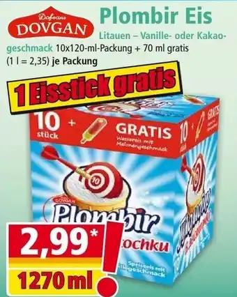 Norma Plombir Eis 1270ml Angebot