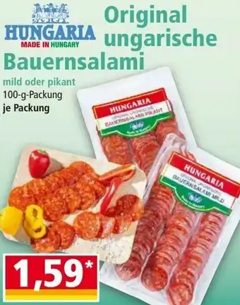 Norma Original Ungarische Bauernsalami 100g Angebot
