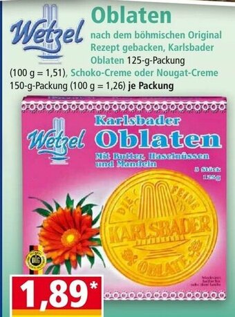 Norma Karlsbader Oblaten Angebot