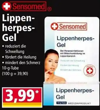 Norma Lippenherpes- Gel 10g Angebot