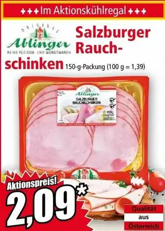Norma Salzburger Rauch Schinken 150g Angebot