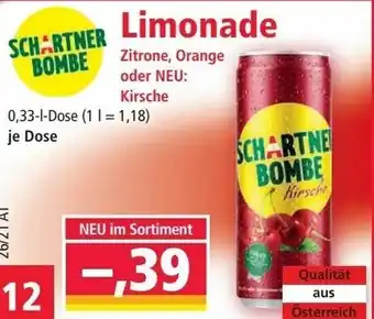 Norma Schartner Bombe Limonade Angebot