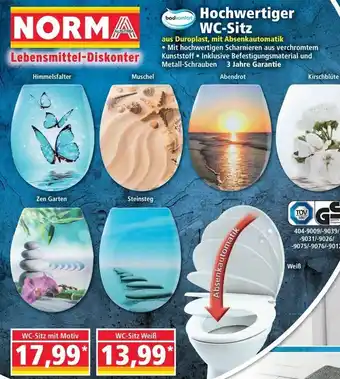 Norma Hochwertiger WC-Sitz Mit Motiv Angebot