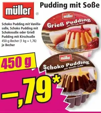 Norma Pudding Mit Soße 450g Angebot