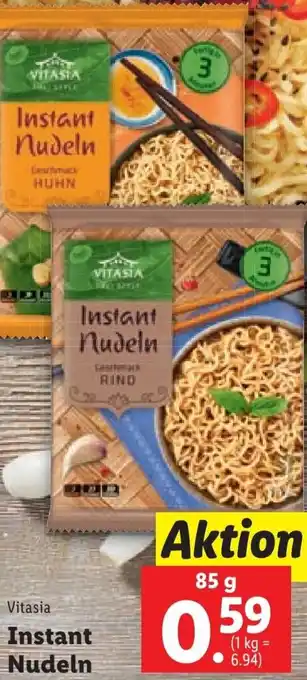 Lidl Vitasia Instant Nudeln 85 g Angebot
