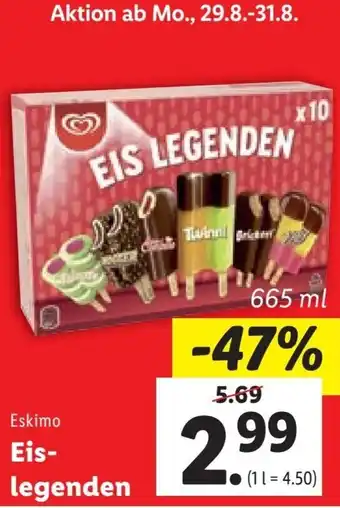 Lidl Eis-Legenden Angebot