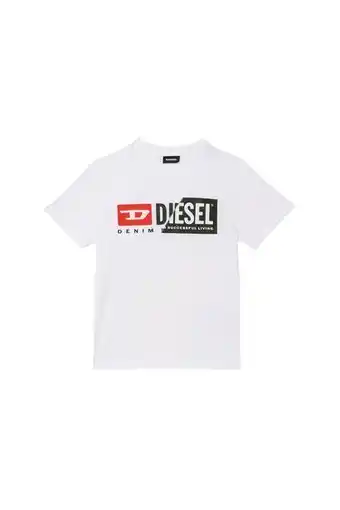 Diesel T-shirt mit aufdruck aus zwei logos Angebot