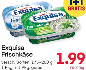 MPreis Exquisa Frischkäse 175-200 g Angebot