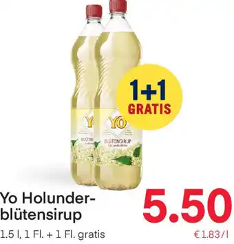 MPreis Yo Holunder-Blütensirup 1.5 L Angebot