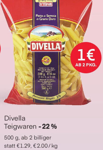MPreis Divella Teigwaren 500 g Angebot