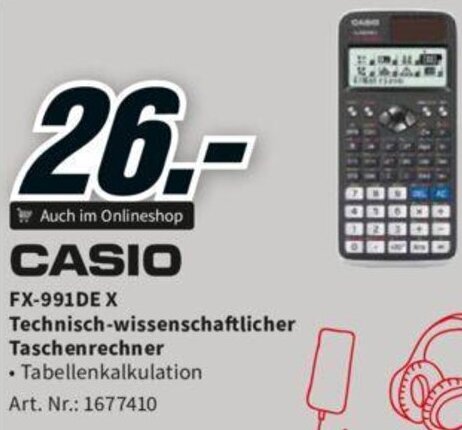 Casio media online markt