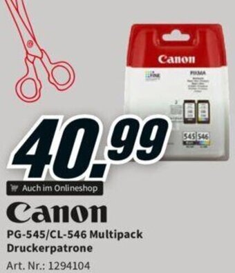 Media Markt Canon PG-545/CL-546 Multipack Druckerpatrone Angebot