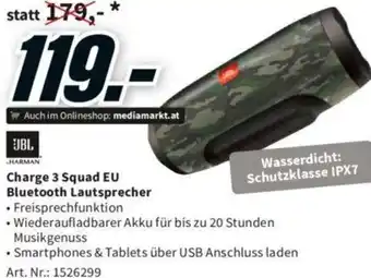 Media Markt JBL charge 3 Squad EU Bluetooth Latsprecher Angebot