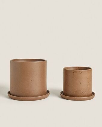 ZARA HOME Blumentopf mit untersatz Angebot
