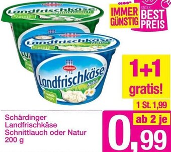 Sutterlüty Schärdinger Landfrischkäse Schnittlauch oder Natur 200 g Angebot