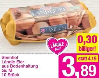Sutterlüty Sennhof Ländle Eier Aus Bodenhaltung 10 Stück Angebot