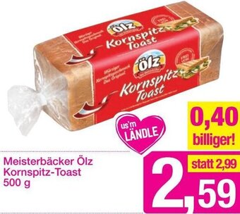 Sutterlüty Meisterbäcker Ölz Kornspitz-Toast 500 g Angebot