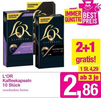Sutterlüty L'Or Kaffeekapseln Angebot