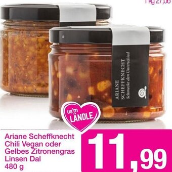 Sutterlüty Ariane Scheffknecht Chili Vegan oder Gelbes Zitronengras Linsen Dal 480 g Angebot
