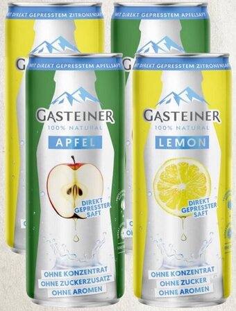 Sutterlüty Gasteiner Lemon, Apfel oder Orange Dose 0.33 Liter Angebot