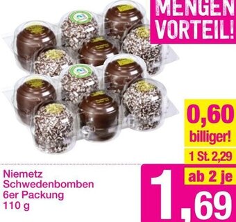 Sutterlüty Niemetz Schwedenbomben 6er Packung 110 g Angebot