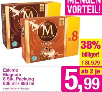 Sutterlüty Eskimo Magnum 8 Stk. Packung 836 ml/ 880 ml Angebot
