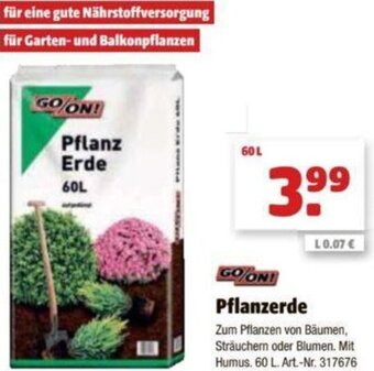 Hagebau Pflanzerde 60L Angebot