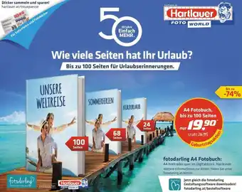 Hartlauer fotodarling A4 Fotobuch Angebot