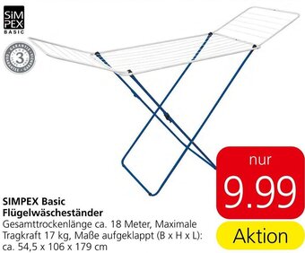 Eurospar Simpex Basic Flügelwäscheständer Angebot
