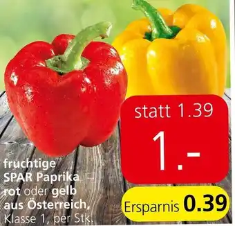 Eurospar fruchtige Spar Paprika rot Angebot