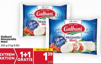 Billa Galbani Mozzarella Maxi 200 g Angebot