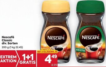 Billa Nescafé Classic 200 g Angebot