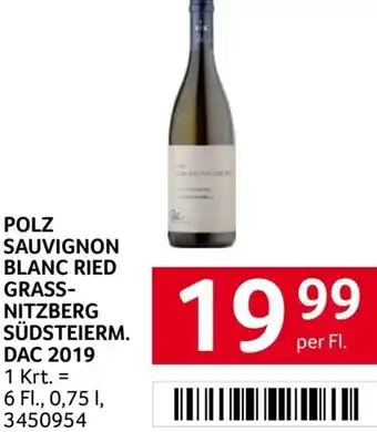 Transgourmet Polz Sauvignon Blanc Ried Grass-Nitzberg Südsteierm DAC 2019 Angebot
