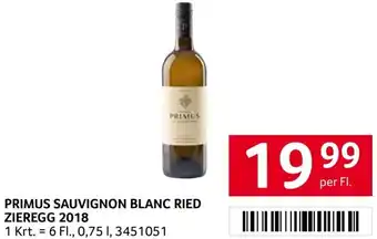Transgourmet Primus Sauvignon Blanc Ried Zieregg Angebot