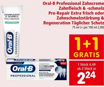 Interspar Oral-B Professional Zahncreme Angebot