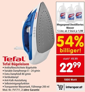 Interspar Tefal Bügeleisen Angebot