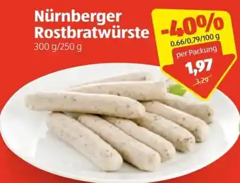 Hofer Nürnberger Rostbratwürste 250-300-g Angebot