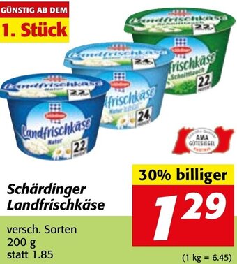 Strasser Markt Schärdinger Landfrischkäse 200 g Angebot