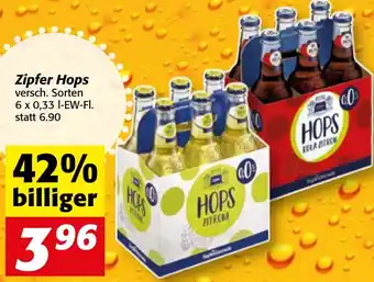Strasser Markt Zipfer Hops 6 x 0,33 l Angebot