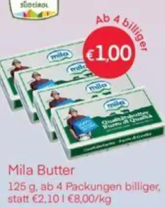 MPreis Mila Butter 125 g Angebot