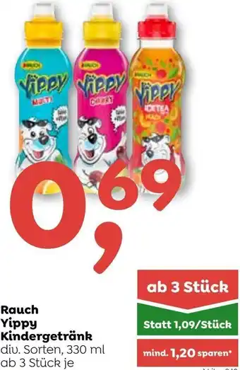 ADEG Rauch Yippy Kindergetränk 330 ml Angebot