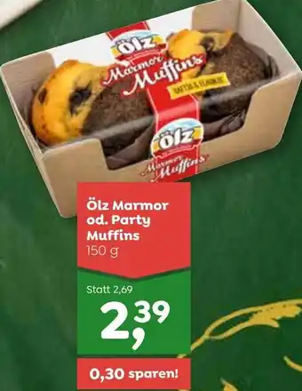 ADEG Ölz Marmor od. Party Muffins 150 g Angebot