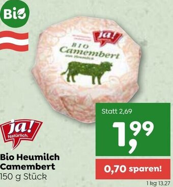ADEG Bio Heumilch Camembert 150 g Angebot