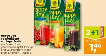 ADEG Happy Day Spezialitäten od. Superfruits Angebot