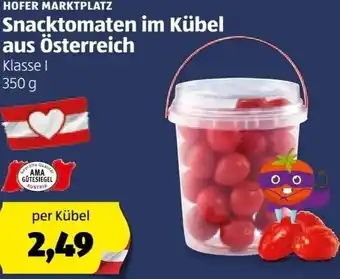 Hofer Snacktomaten Im Kübel Aus Österreich 350 g Angebot