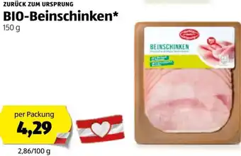 Hofer Bio-Beinschinken 150 g Angebot