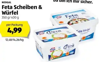 Hofer Feta Scheiben & Würfel 350 g/ 400 g Angebot