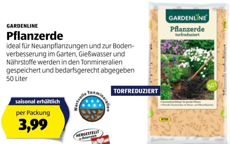 Pflanzerde 50 Liter Angebot bei Hofer