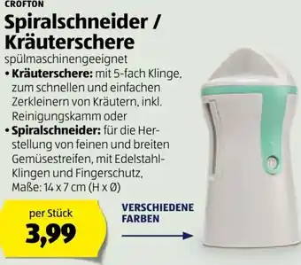 Hofer Spiralschneider Kräuterschere Angebot