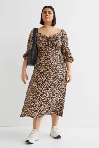 H&M H&m+ kleid mit puffärmeln Angebot